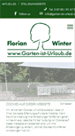 Mobile Screenshot of garten-ist-urlaub.de